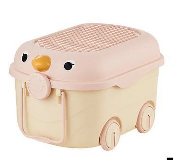 Ящик для іграшок на колесах Terrio &ldquo;Birdy XL&rdquo; Рожевий 64х42,5х36 см