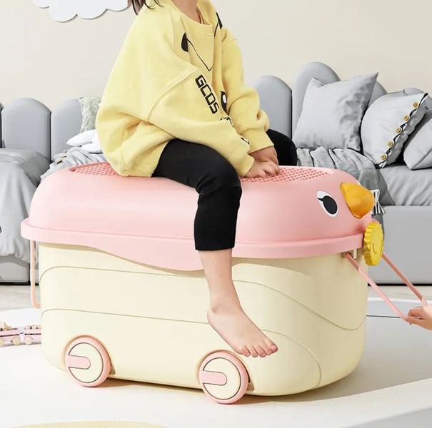 Ящик для іграшок на колесах Terrio &ldquo;Birdy XL&rdquo; Жовтий 64х42,5х36 см