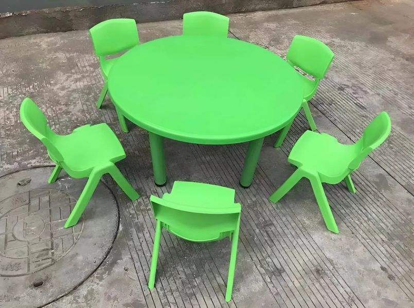 Дитячий круглий столик Terrio Салатовий 2487312385 фото